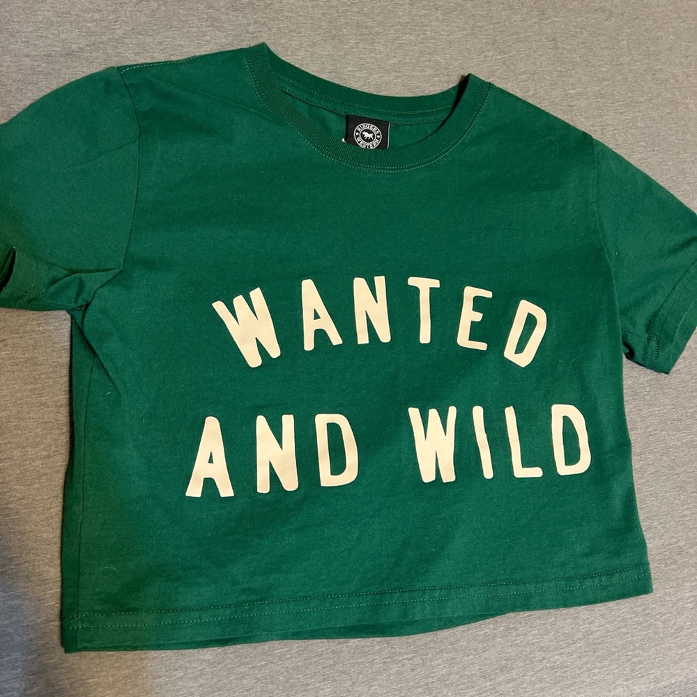Green Crop Top - Wanted and Wild